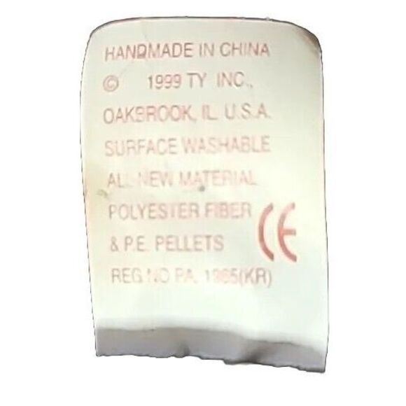 Black Beanie Bear TY Beanie Baby "The End" Bear 1999 retired - Picture 3 of 13